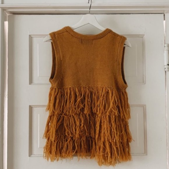 MINKPINK Fringed Sweater Vest (Small) - Picture 2 of 3